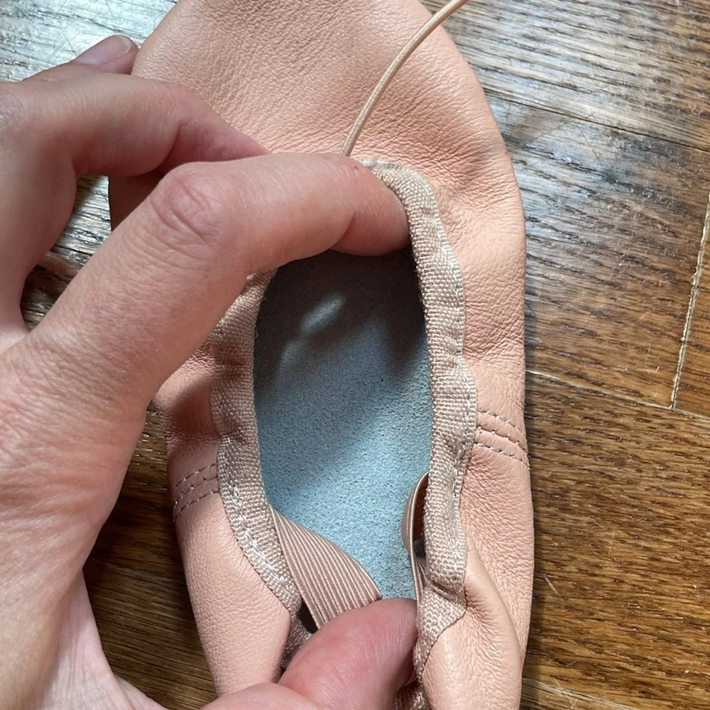 Kids Pink Ballet Slippers - Soft Leather Toddler Dance Shoes